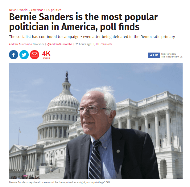 17 08 26 Sanders popular